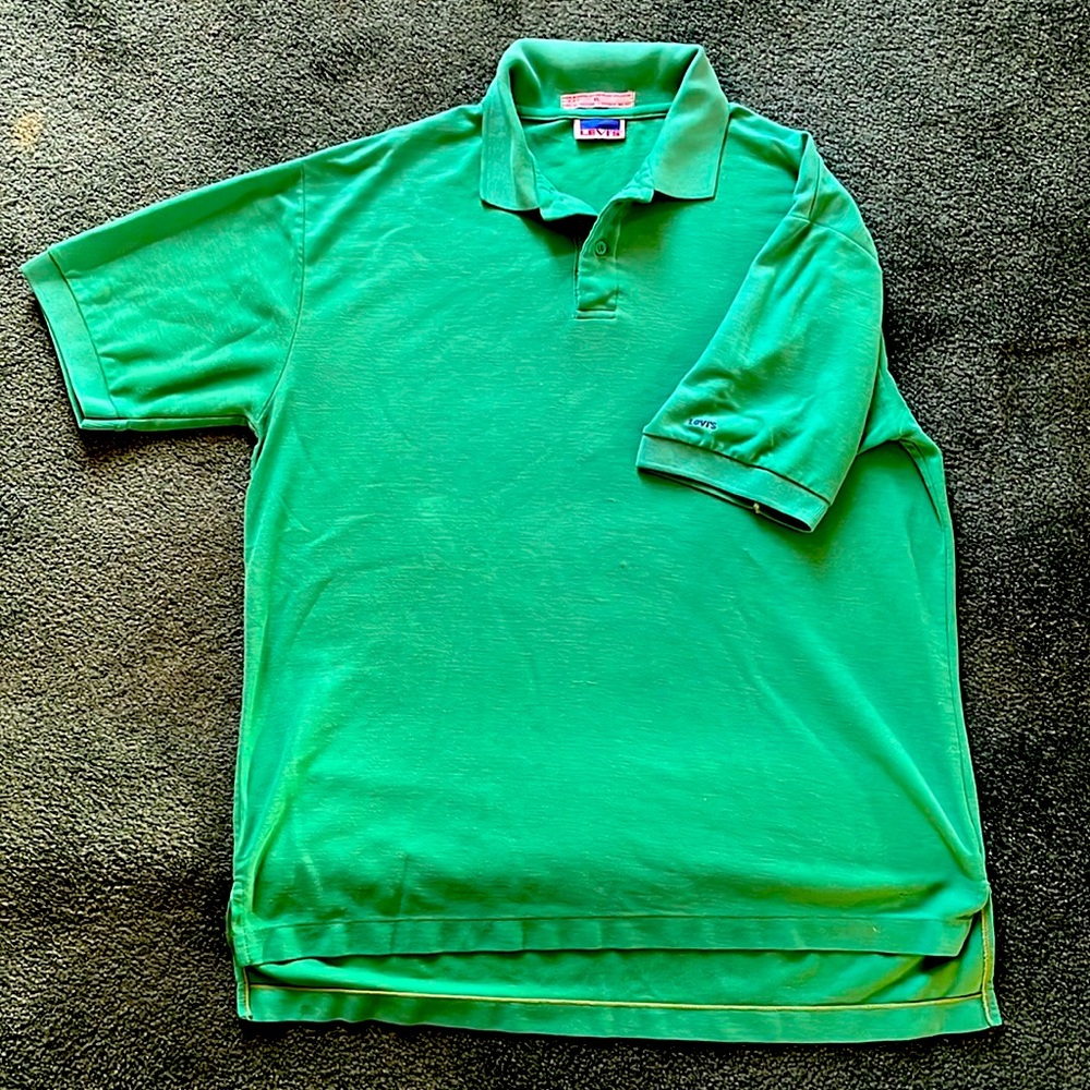 Vintage Levi’s Green Men’s Polo Size XL